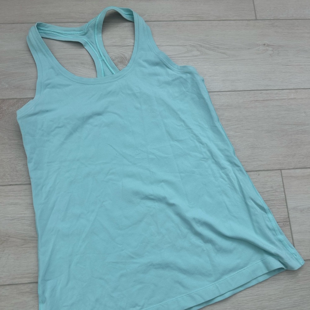 lululemon athletica Mint Blue Racerback Tank